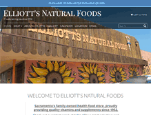 Tablet Screenshot of elliottsvitamins.com